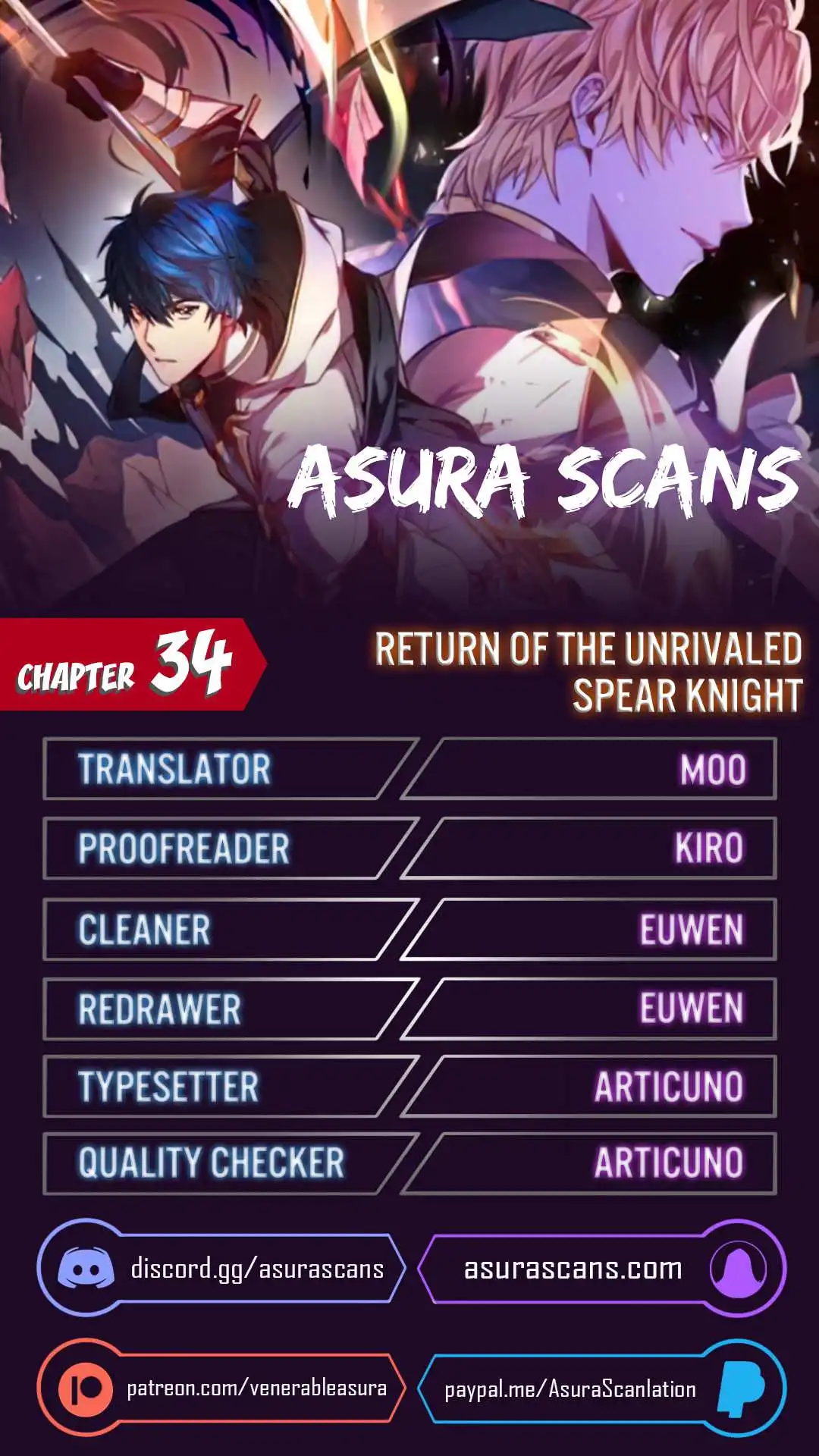 Return of the Legendary Spear Knight Chapter 34 1